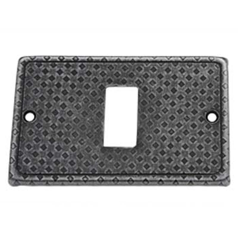 Coprinterruttore 1 foro in Ferro - Immagine 1