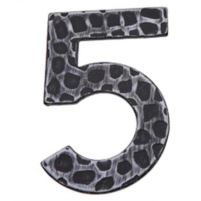 Numero civico 5 in Ferro - Immagine 1