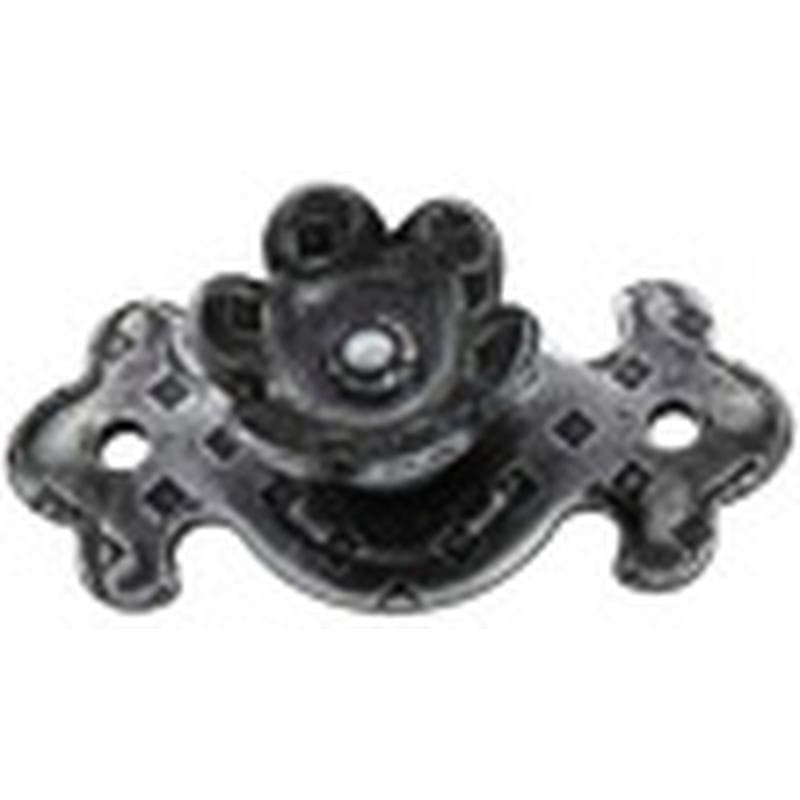 Pomolo su placchetta in Ferro - Immagine 1