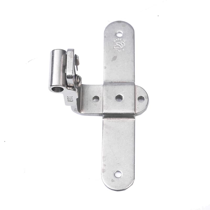 Bandella a T occhio registrabile per superamento spalletta in Inox AISI 316 - Immagine 1