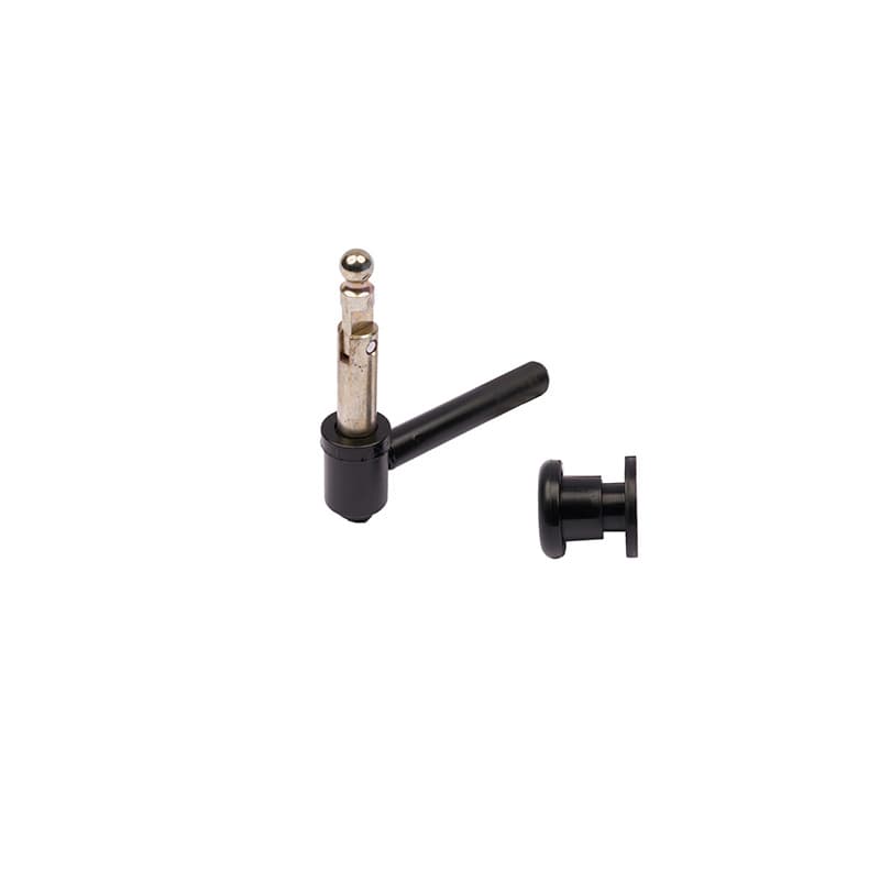 Cardine gambo sagomato con dispositivo fermapersiane oneblock in Ferro - Thumbnail 2