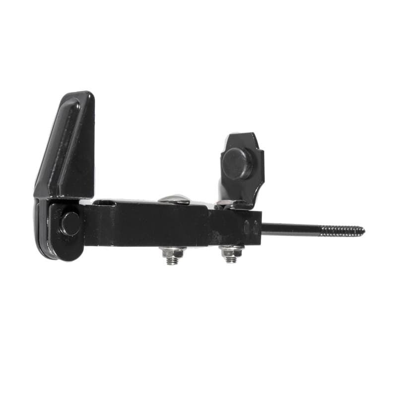 Fermapersiana stilizzato a cannochiale registrabile con doppio gommino in Ferro - Immagine 1