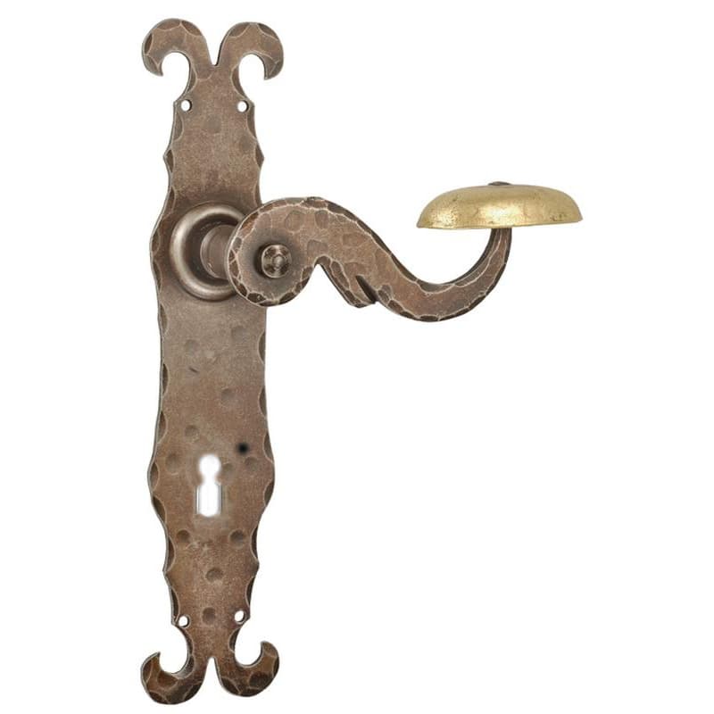 Ruggine • Ferro • Foro normale - distanza 90mm -  senza molla