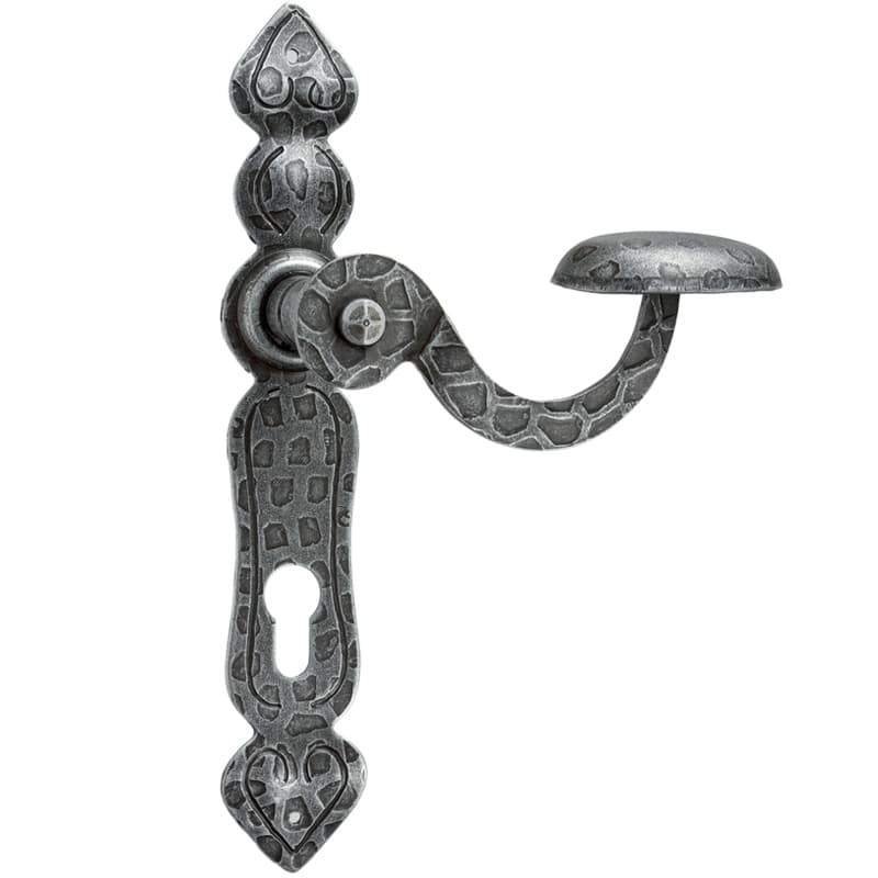 Maniglia con placca in Ferro - Immagine 1