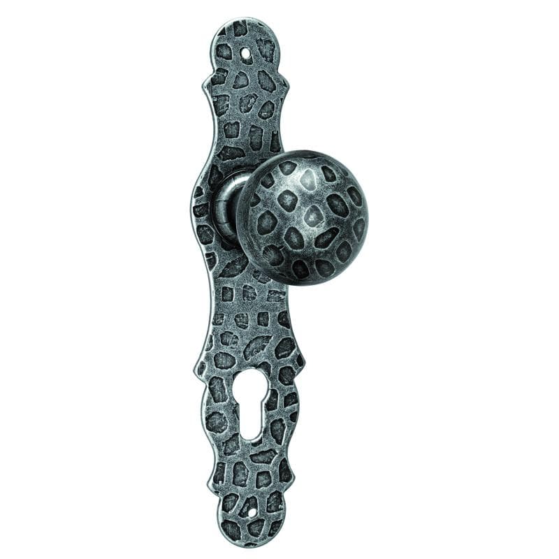 Pomolo fisso con placca in Ferro - Immagine 1