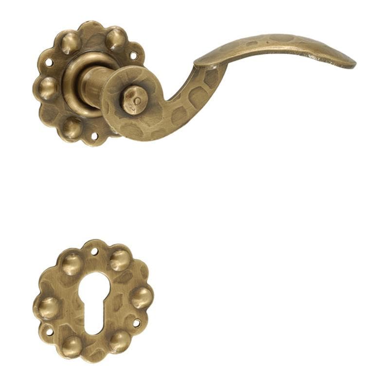 Maniglia con rosetta e bocchetta in Ottone - Immagine 1