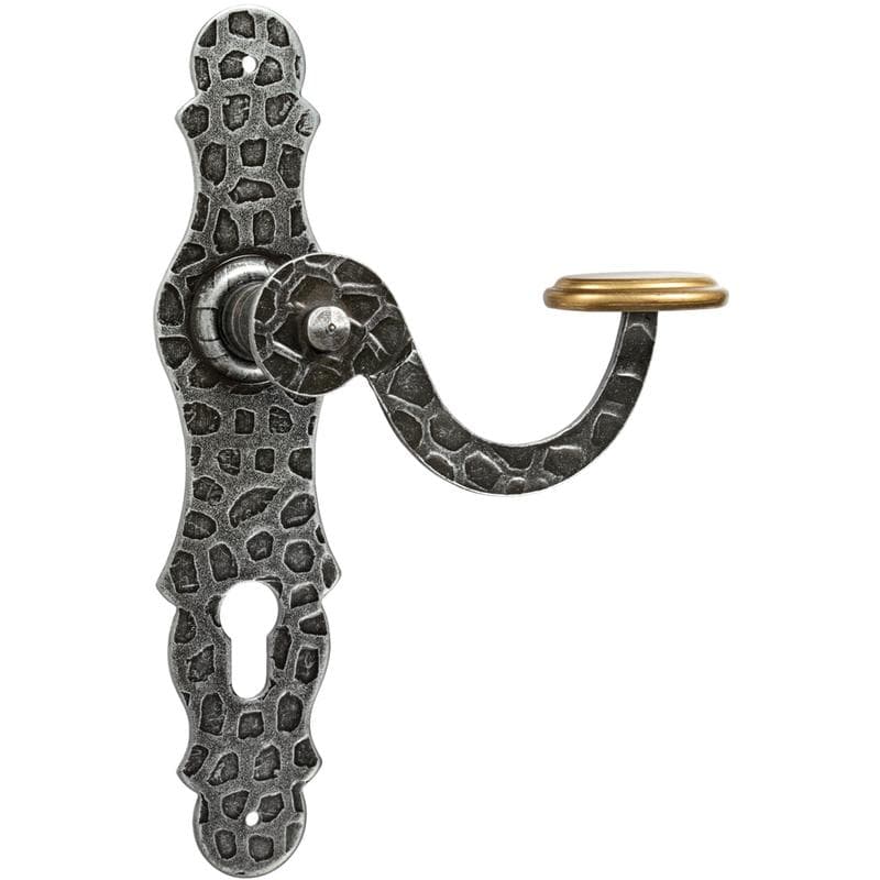 Maniglia con placca in Ferro - Immagine 1