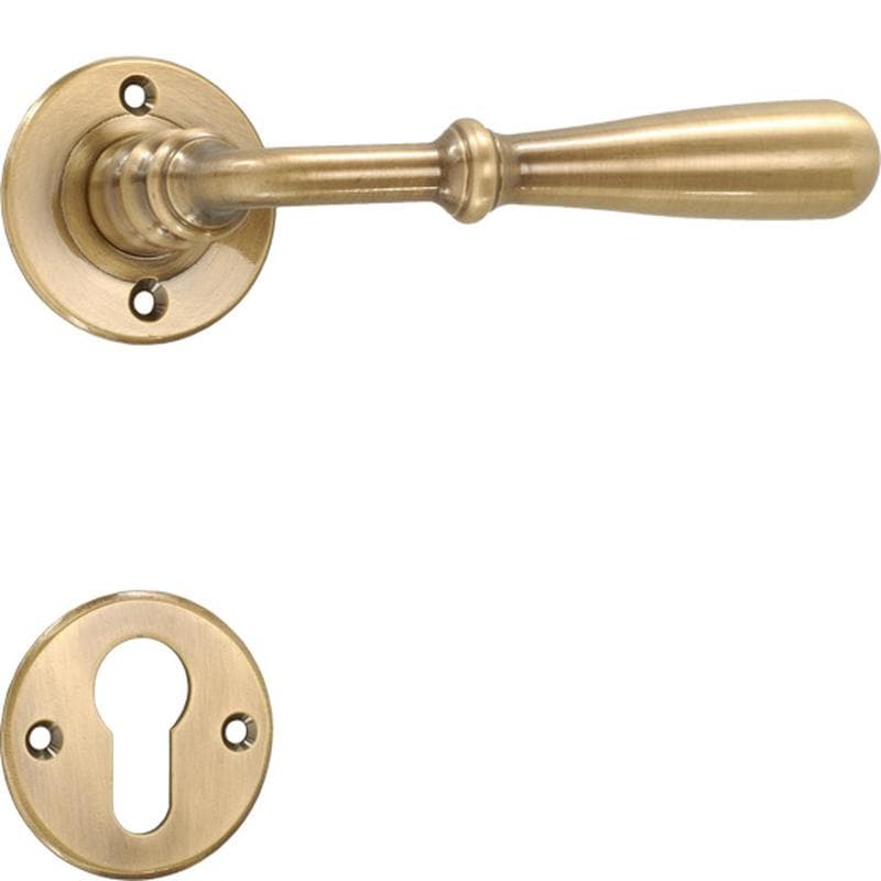 Maniglia con rosetta e bocchetta in Ottone - Immagine 1