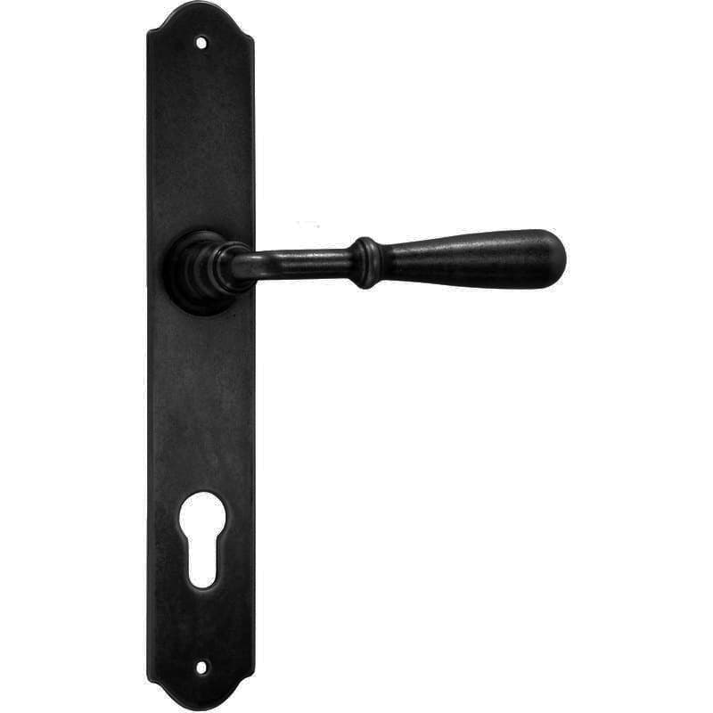 Nero • Inox AISI 304 • Foro cilindro - distanza 85mm - senza molla