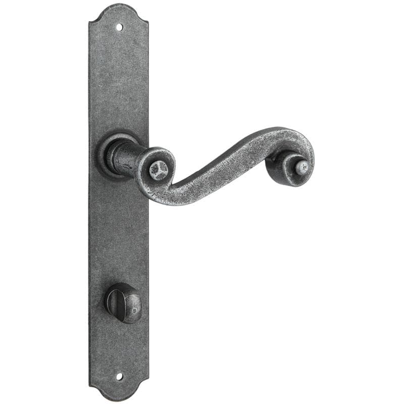 Maniglia con placca in Ferro - Immagine 1