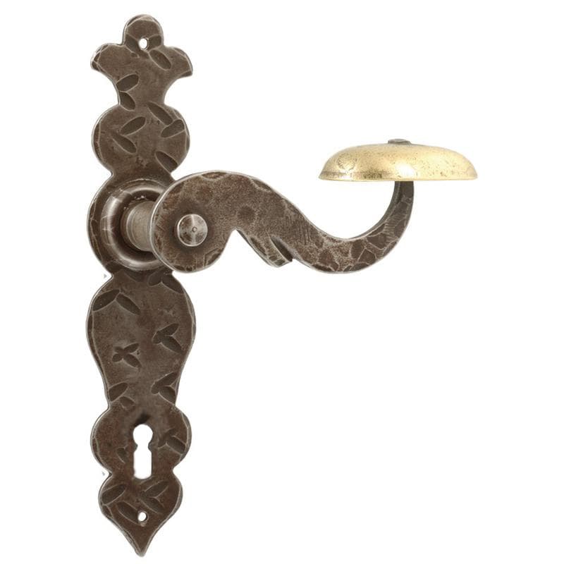 Ruggine  • Ferro • Foro normale -  con molla di ritorno 