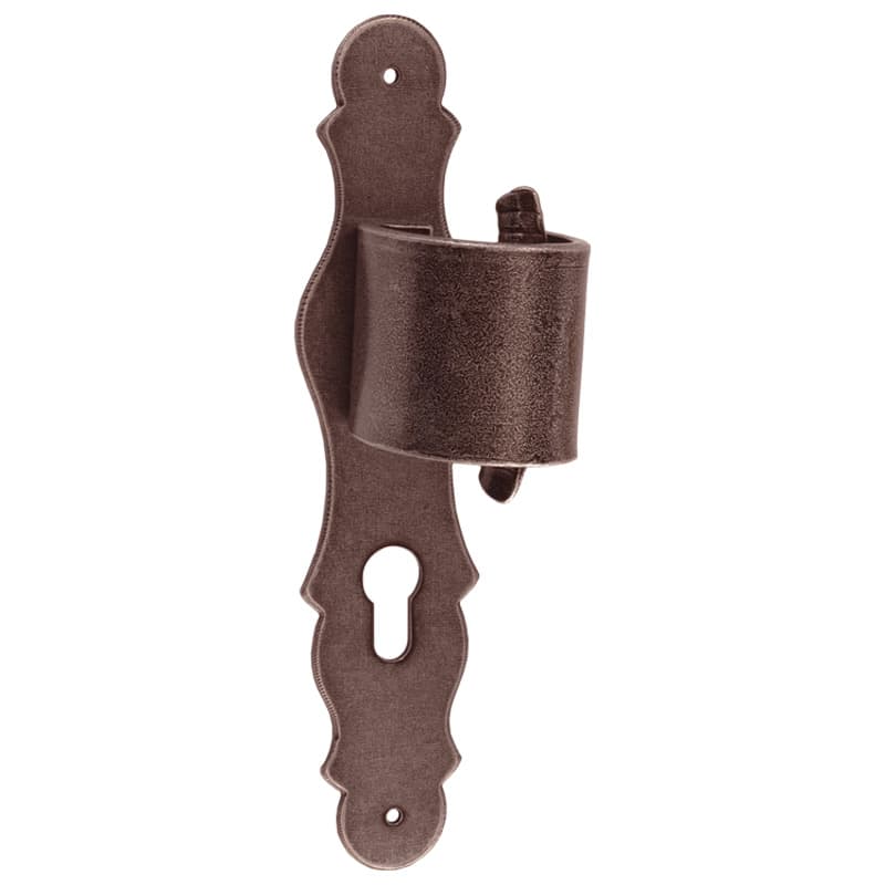 Ruggine • Ferro • Foro cilindro - distanza 85mm - senza molla