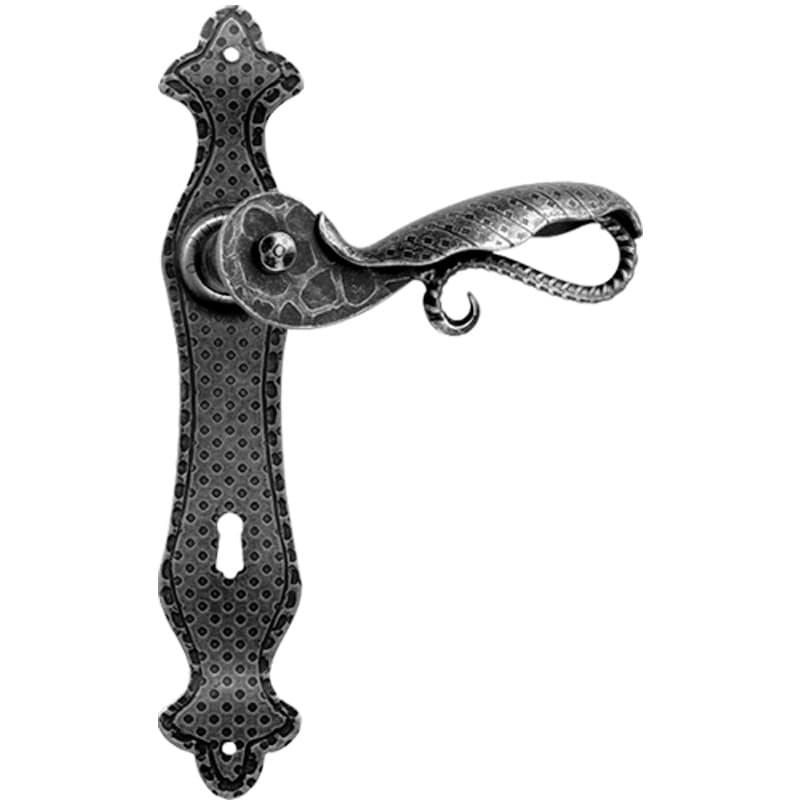 Silver • Ferro • Foro normale - distanza 90mm - con molla