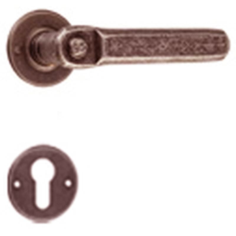 Ruggine • Ferro • Foro cilindrico -  con molla di ritorno