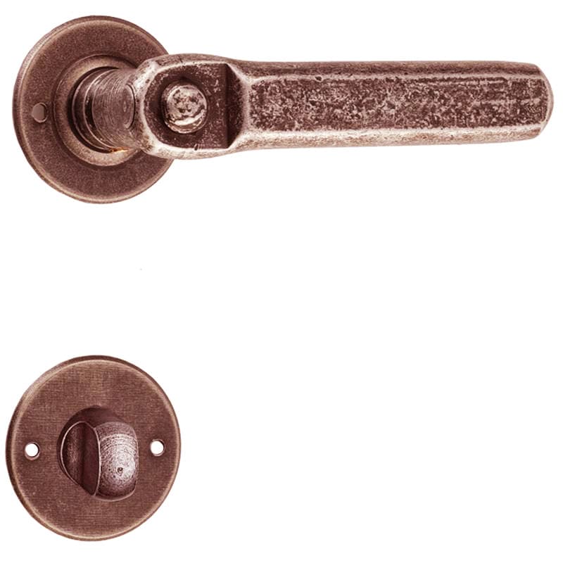 Ruggine  • Ferro • Nottolino wc -  con molla di ritorno 