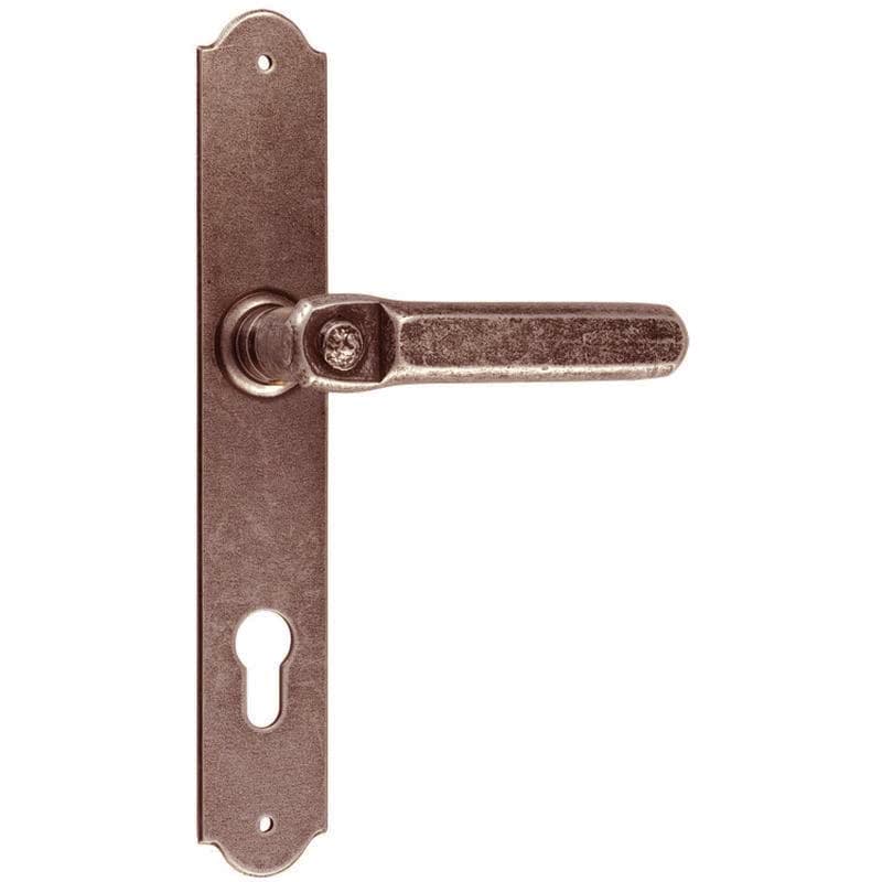 Ruggine  • Ferro • Foro cilindrico -  con molla di ritorno 